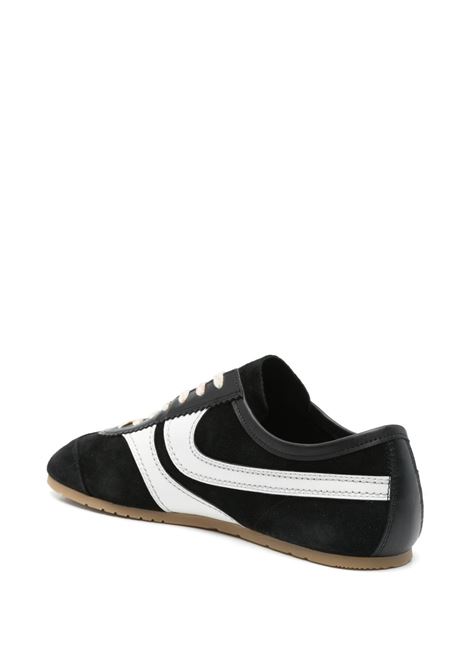 Sneakers in camoscio con bordi a contrasto in nero e bianco Dries van noten - uomo DRIES VAN NOTEN | MS2511503900